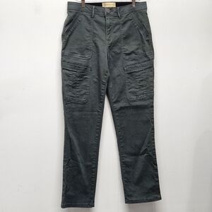 Democracy AB Technology Cargo Utility Pant Size 6 Green Stretch